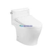Bồn cầu 1 khối TOTO MS887CRW17 nắp điện tử Washlet C2 (giấu dây)