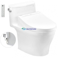 Bồn cầu 1 khối TOTO MS887RW14 nắp điện tử Washlet C5
