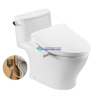 Bồn cầu 1 khối TOTO MS887RW26 nắp điện tử Washlet S1