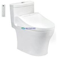 Bồn cầu 1 khối TOTO MS889CDRW15 nắp điện tử Washlet C5 (giấu dây)