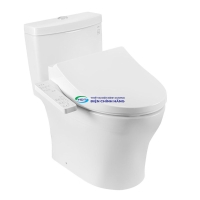 Bồn cầu 1 khối TOTO MS889CDRW26 nắp điện tử Washlet S1
