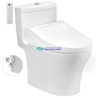 Bồn cầu 1 khối TOTO MS889DRW14 nắp điện tử Washlet C5