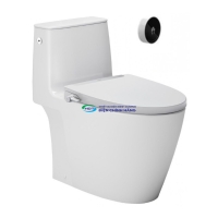 Bồn cầu INAX ACT-902+CW-S32VN 1 khối nắp rửa cơ CW-S32VN (không dùng điện)