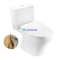Bồn cầu TOTO CS326DE6 2 khối nắp rửa cơ TCW11S (không dùng điện)