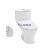Bồn cầu TOTO CS735DE4 1 khối nắp rửa cơ TCW1211A (không dùng điện)