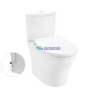 Bồn cầu TOTO CS838DE2 2 khối nắp rửa cơ TCW07S (không dùng điện)