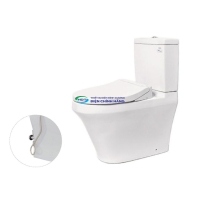 Bồn cầu TOTO CS948DE2 2 khối nắp rửa cơ TCW07S (không dùng điện)