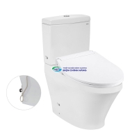 Bồn cầu TOTO CS948DE6 2 khối nắp rửa cơ TCW11S (không dùng điện)