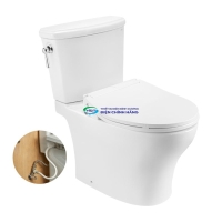 Bồn cầu TOTO CS986GE6 2 khối nắp rửa cơ TCW11S (không dùng điện)