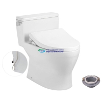 Bồn cầu TOTO MS188VKE4 1 khối nắp rửa cơ TCW1211A (không dùng điện)
