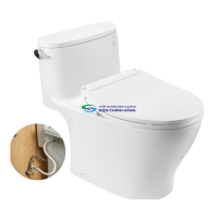Bồn cầu TOTO MS887RE6 1 khối nắp rửa cơ TCW11S (không dùng điện)