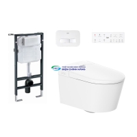 Bồn cầu treo tường AMERICAN STANDARD WP-7391 thoát ngang két nước âm tường