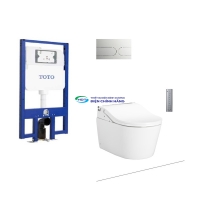 Bồn cầu treo tường TOTO CW542HME5U/TCF802C2ZH172AAT/MB175M#SS