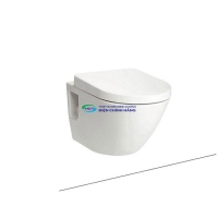 Bồn cầu treo tường TOTO CW762 thoát ngang két nước âm tường nắp TC384CVK nút nhấn