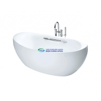 Bồn tắm đặt sàn TOTO PJY1814HPWE 1m8 men ngọc trai có tay vịn