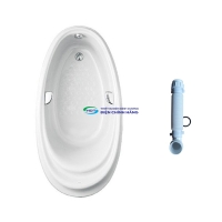 Bồn tắm xây TOTO PPY1610HPTE#P 1m6 men ngọc trai có tay vịn