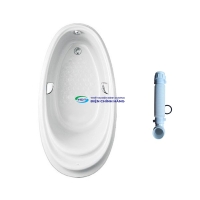 Bồn tắm xây TOTO PPY1610HPTE#S 1m6 men ngọc trai có tay vịn
