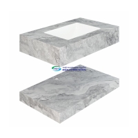 Chậu lavabo âm bàn Viglacera AZ52-9GP02 men Nano nung