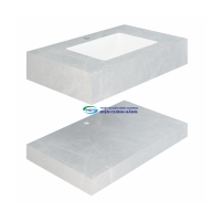 Chậu lavabo âm bàn Viglacera AZ55-9GP01 men Nano nung