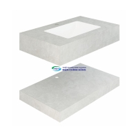 Chậu lavabo âm bàn Viglacera UA3-9GP01 men Nano nung