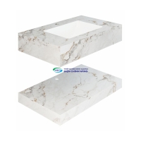 Chậu lavabo âm bàn Viglacera VA6-9GP01 men Nano nung