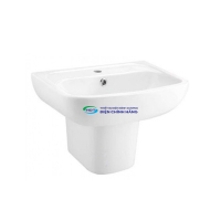 Chậu lavabo treo tường COTTO C0141/C4241 chân lửng chính hãng
