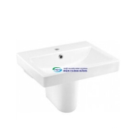 Chậu lavabo treo tường COTTO C0156/C420 chân lửng dòng Viva