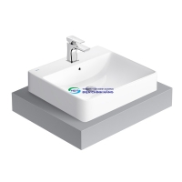 Chậu lavabo đặt bàn Viglacera V42M men Nano nung