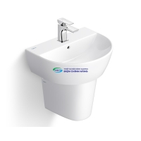 Chậu lavabo treo tường Viglacera V37-CHAU men Nano nung