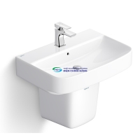 Chậu lavabo treo tường Viglacera V58-CHAU men Nano nung