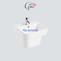 Chậu lavabo treo tường GAMA GMLB341 chính hãng