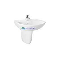 Chậu lavabo treo tường TOTO LHT239CR chân lửng men CeFiONtect