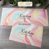 Thảm Bếp PVC 45x150 Nhựa PVC Ép Mút Họa Tiết Kitchen 2 Chống Trượt Tốt APV-1504