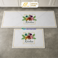 Thảm Bếp PVC 45x150 Nhựa PVC Ép Mút Họa Tiết Kitchen 1 Chống Trượt Tốt APV-1502