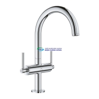 Vòi lavabo cổ cao GROHE 21145000 dòng Atrio