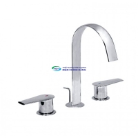 Vòi lavabo 3 lỗ INAX LFV-7100B dùng cho chậu đặt bàn